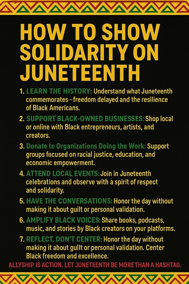 Juneteenth Solidarity Poster